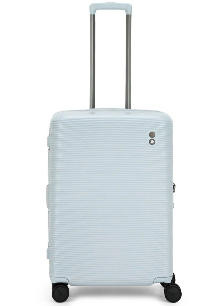 Echolac Ultima 67 Cm Hardside 4-Double Wheeled Expandable Check-In Luggage Trolley - Light Blue - Image 1